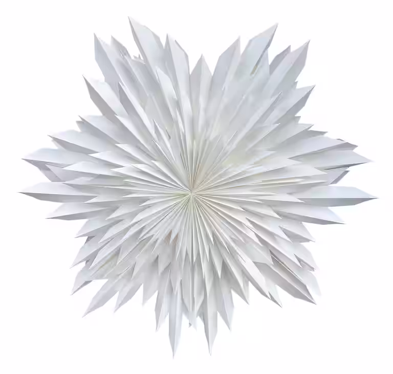 Adventsstjerne Snowflake