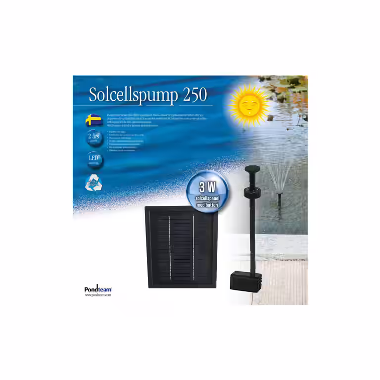 Solar Pump 250 l/h LED