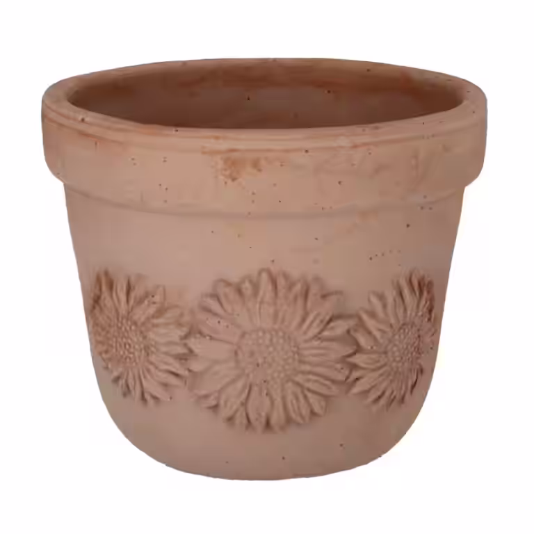 Girasole pot D25 terracotta